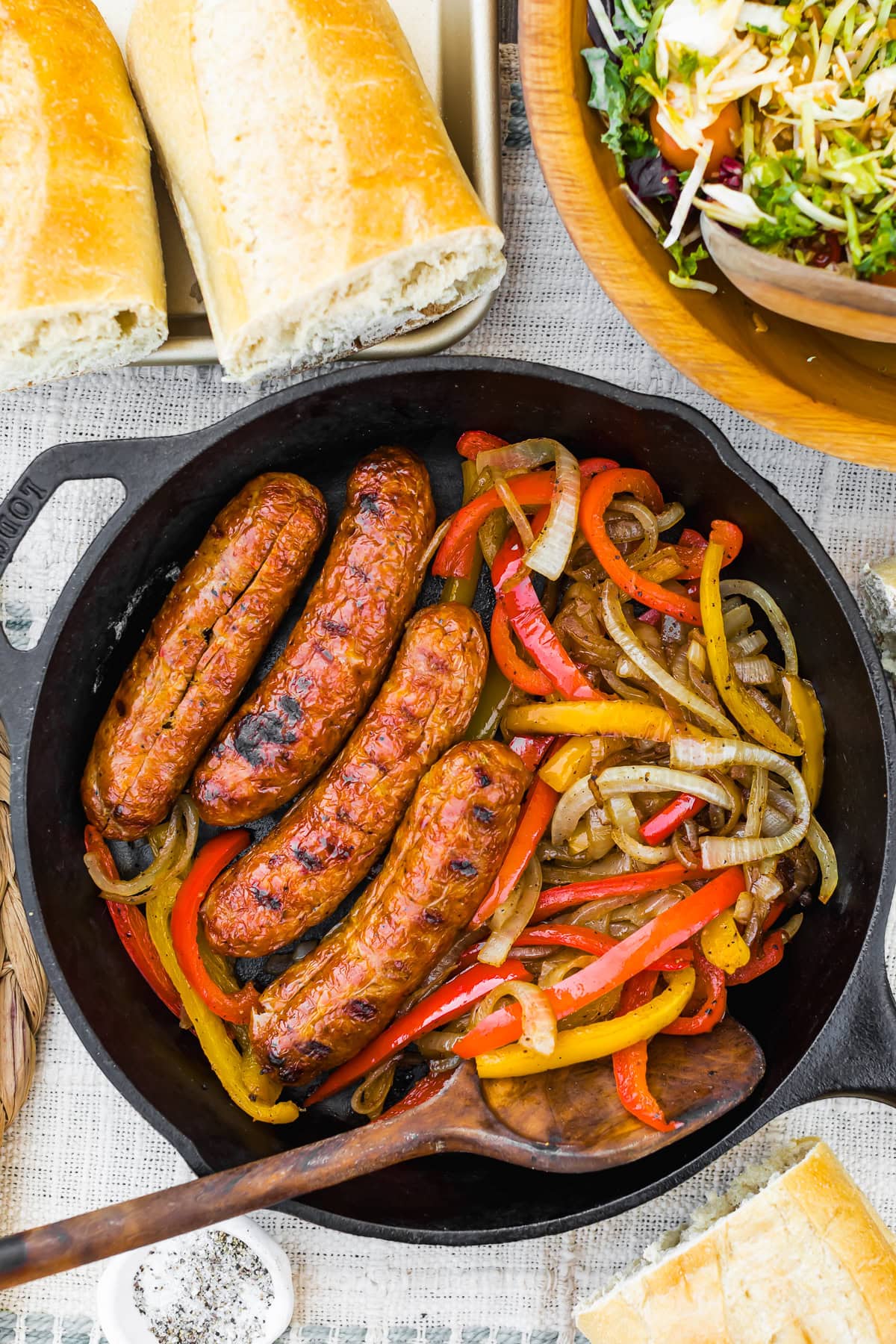 Italian sausage and peppers