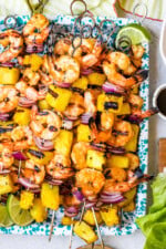 Shrimp and Pineapple Skewers