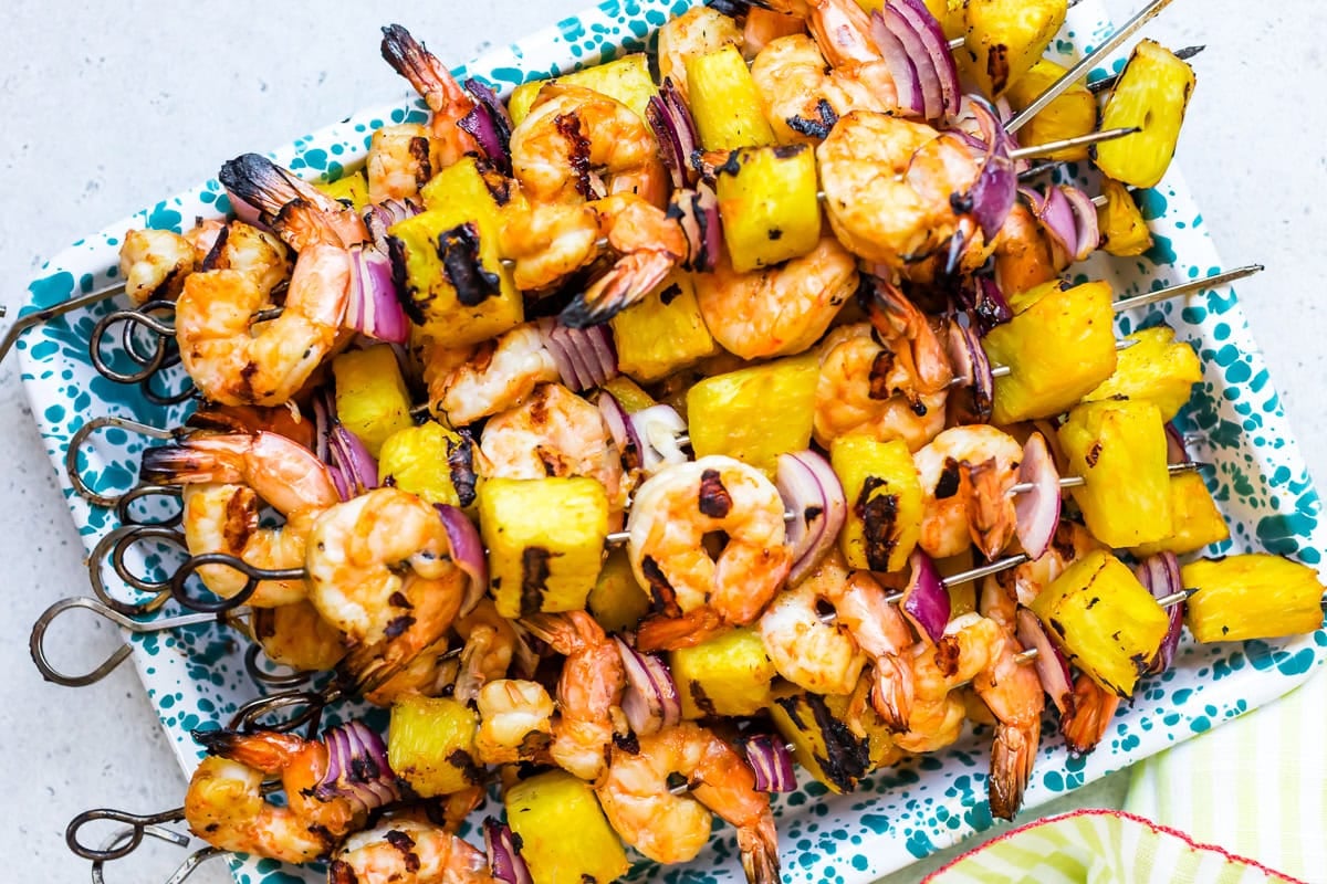 Shrimp and Pineapple Skewers