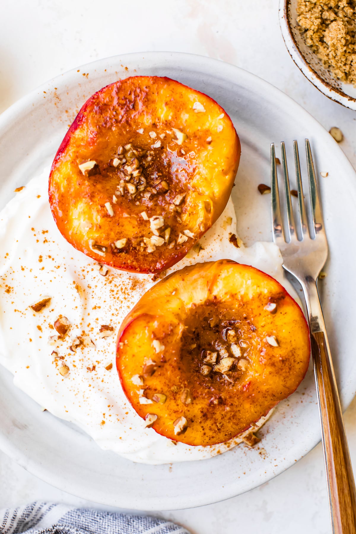 Air Fryer Peaches
