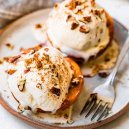 Air Fryer Peaches