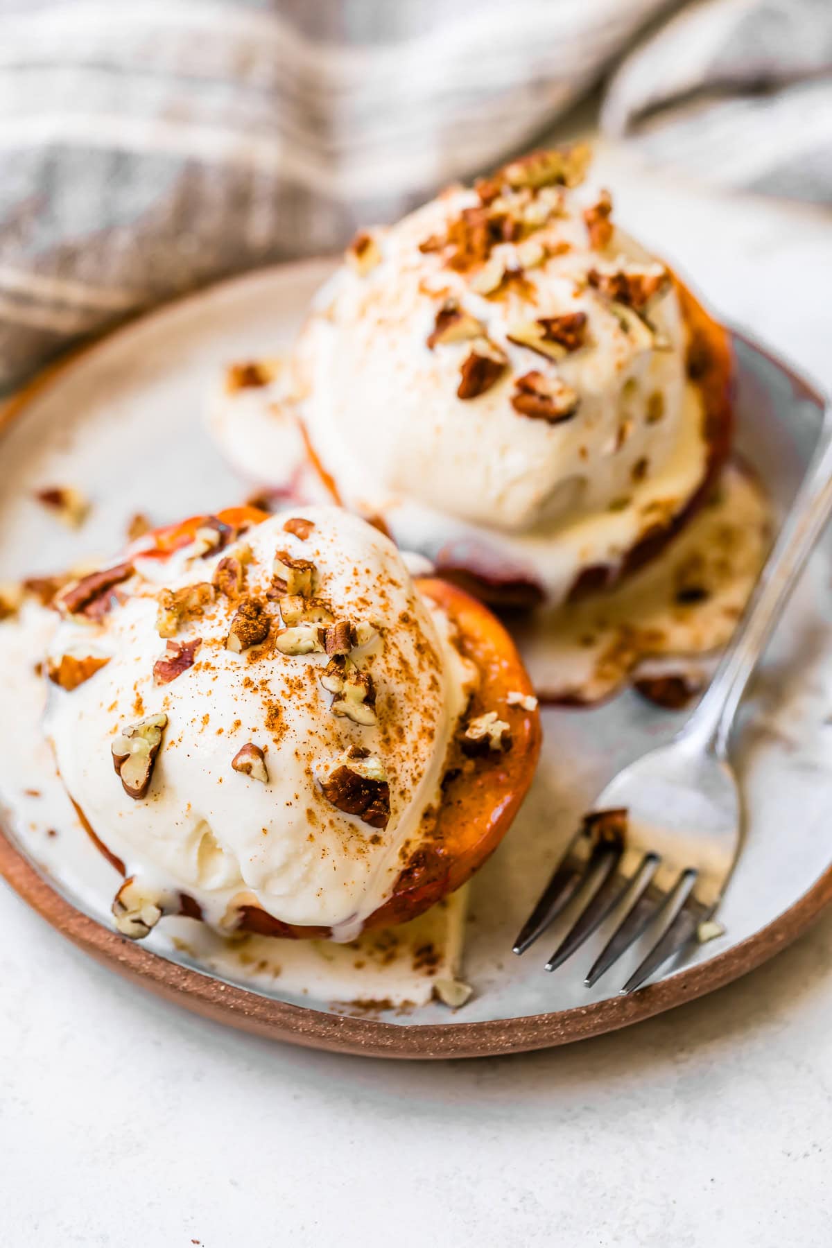 Air Fryer Peaches