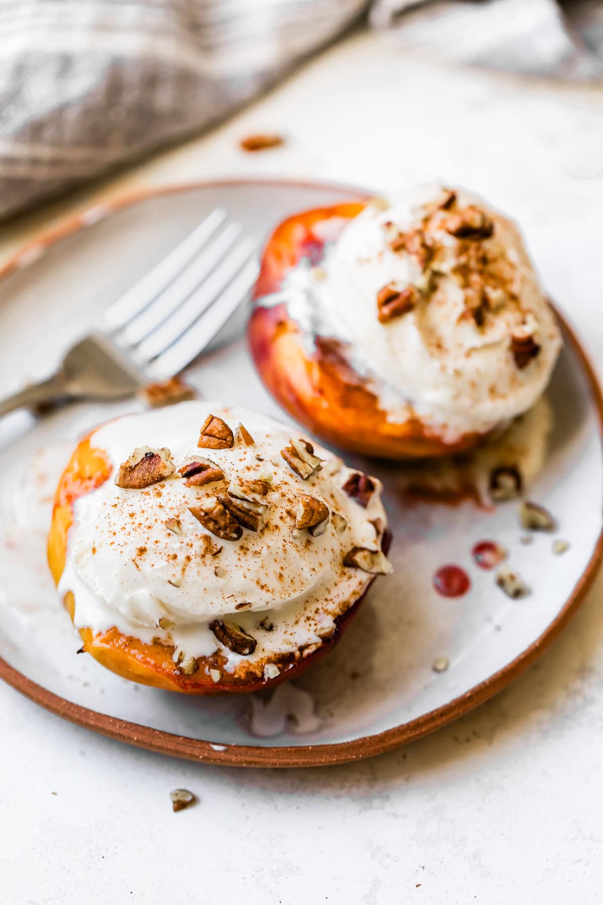 Air Fryer Peaches