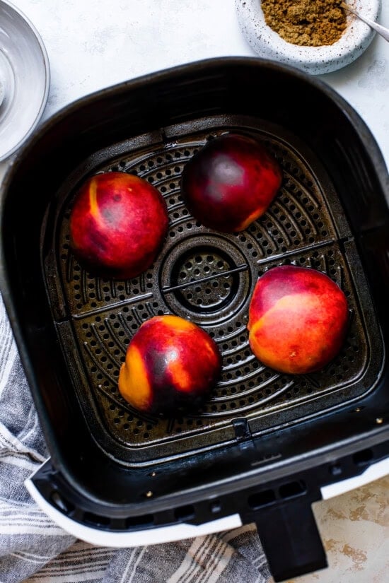 Air Fryer Peaches