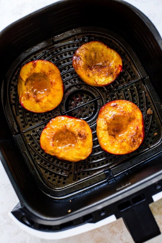 Air Fryer Peaches