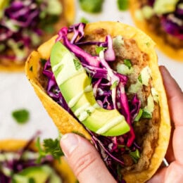 Chicken Smash Tacos with Jalapeño Sauce