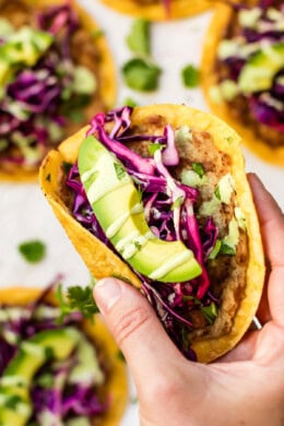 Chicken Smash Tacos with Jalapeño Sauce
