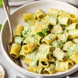 Creamy Pesto Pasta (With Cottage Cheese)