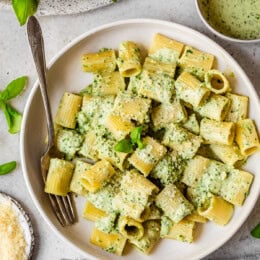 Creamy Pesto Pasta (With Cottage Cheese)