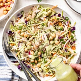 Green Goddess Chicken Chickpea Salad