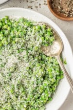 Cacio e Pepe Peas