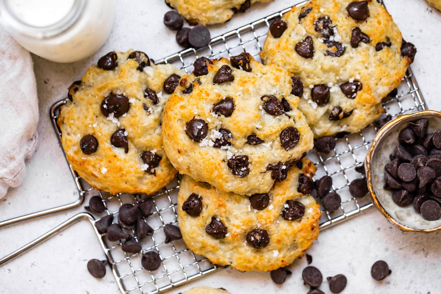 Cottage Cheese Chocolate Chip Cookies