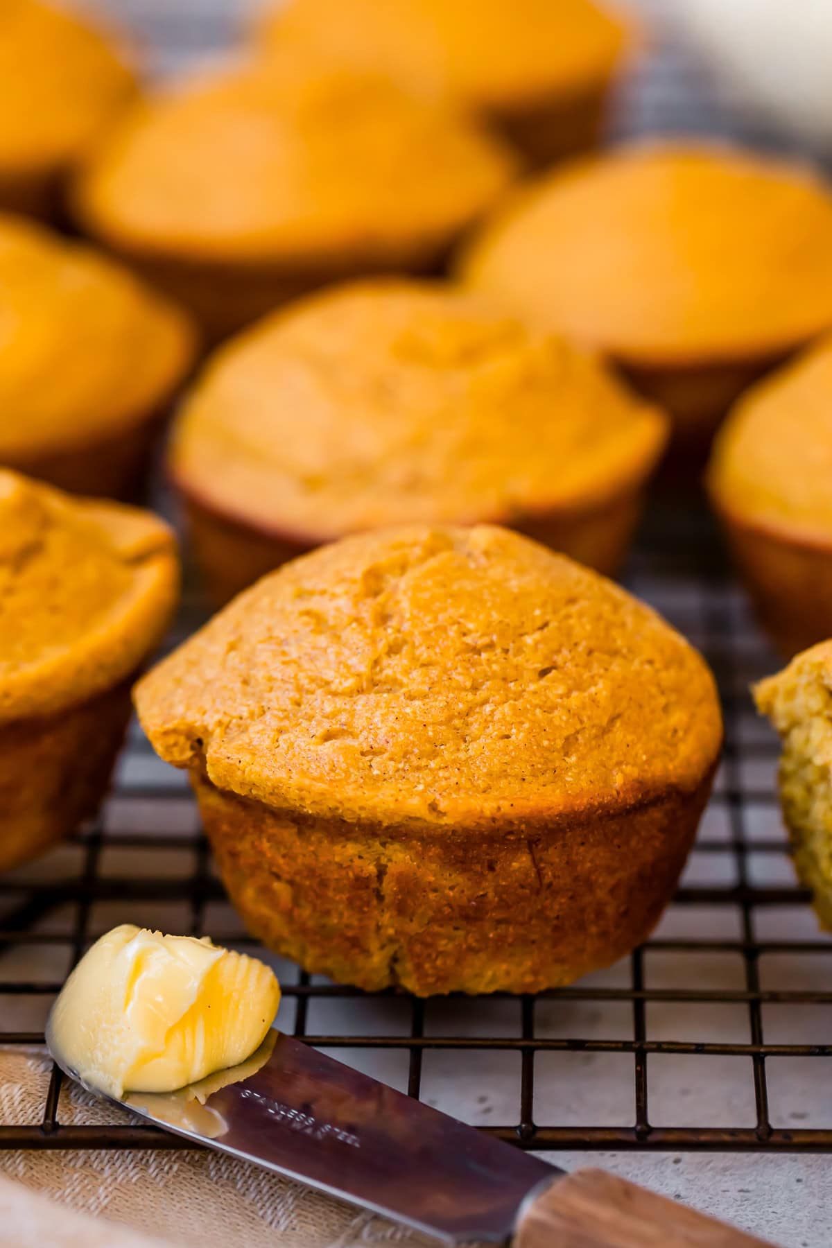 Pumpkin Cornbread Muffins