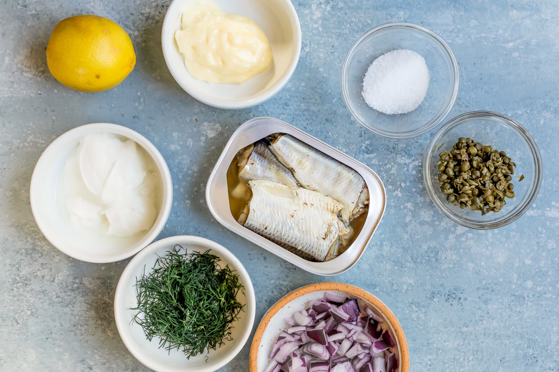 Sardine Salad ingredients
