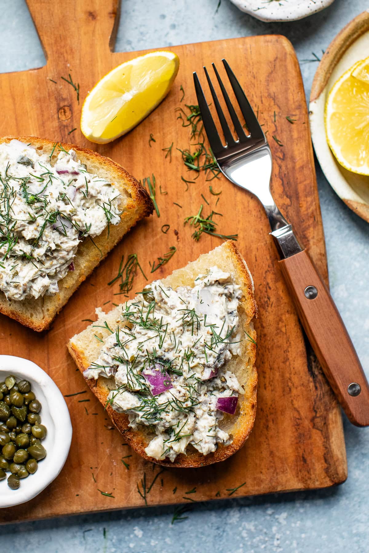 Sardine Salad on toast