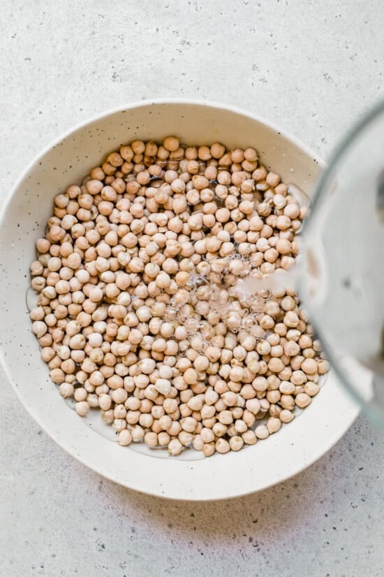 Soak the chickpeas