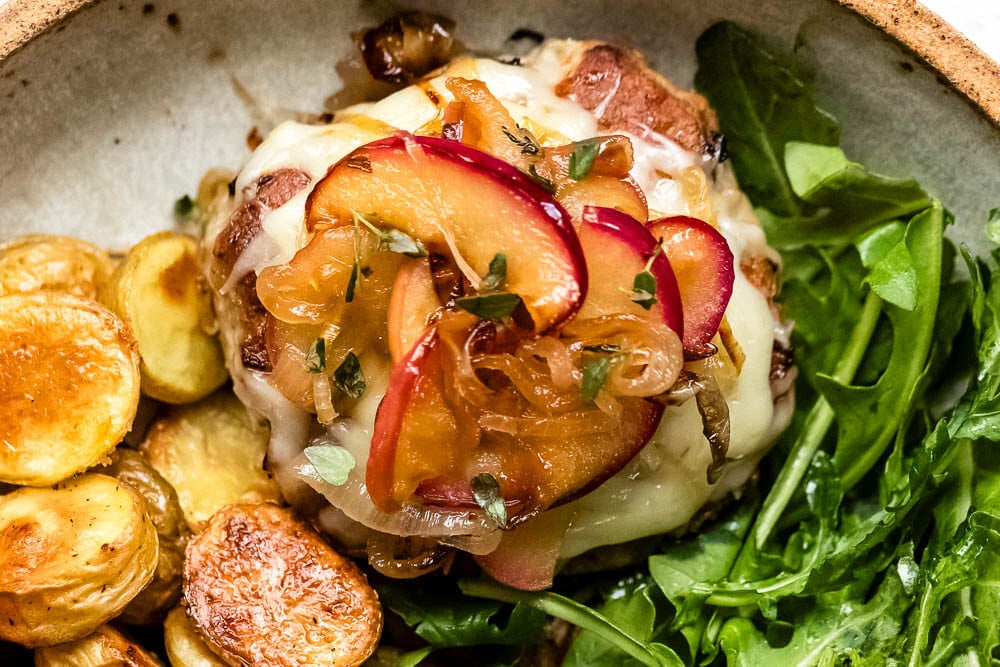 Turkey Burgers with Apples and Gruyre