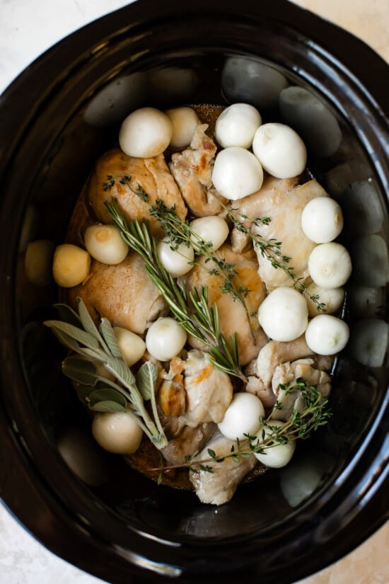 Crockpot Chicken with Apples
